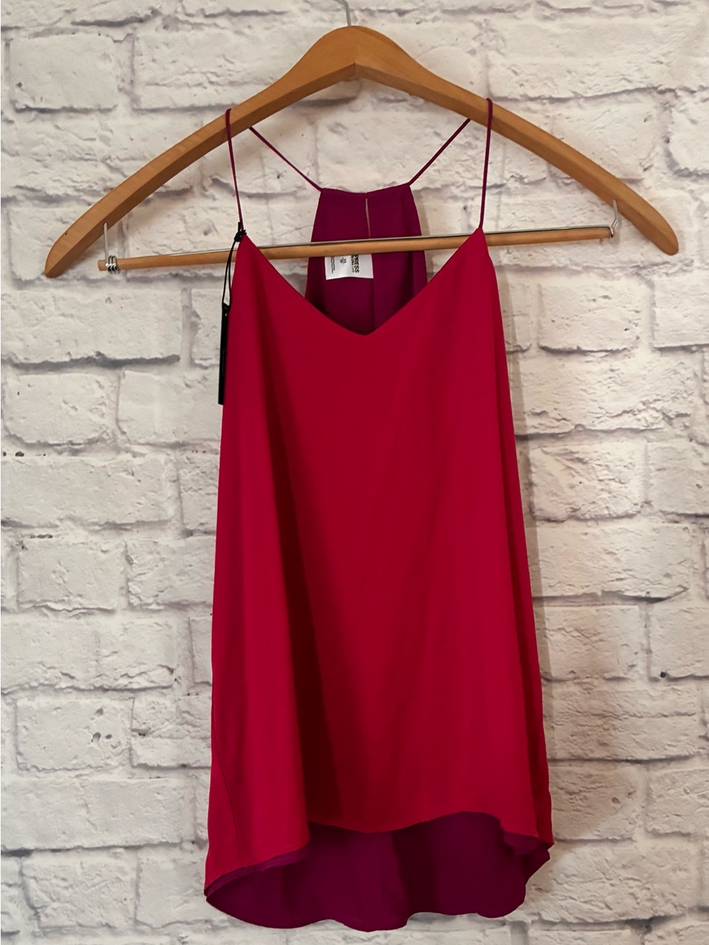 Express Slim-Strap Raspberry Cami Tank Top - XS - Picture 6 of 6